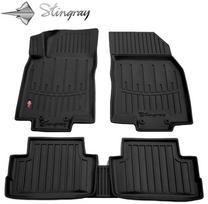 Guminiai kilimėliai STINGRAY NISSAN Rogue Sport J11 2013-2021 (juodos spalvos)