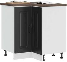 Kalmar Virtuvės kampinė spintelė, juoda (Black)