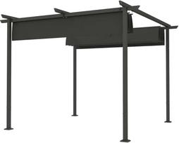 Pavėsinė "Outsunny" 3x3 m, tamsiai pilka (Dark Grey)