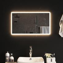 vidaXL Vonios kambario LED veidrodis, 70 cm x 40 cm