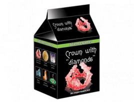 Kristalų auginimo rinkinys Ranok Creative Crown with Diamonds, rožinė (Pink)