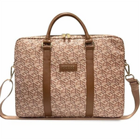 krepsys nesiojamam kompiuteriui 16 - GUESS  GCube Stripes GUCB15HGCFSEW  Fits up to size 16 "  Laptop Bag  Brown - 1 nuotrauka