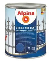 Metalo dažai ALPINA DIREKT AUF ROST RAL5010, mėlynos sp., 750 ml