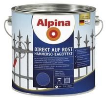 Metalo dažai ALPINA DIREKT AUF ROST RAL7040, pilkos sp., 2,5 l