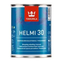 Baldų dažai TIKKURILA HELMI 30, pusiau matiniai, baltos sp., A bazė, 0,9 l