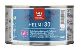 Baldų dažai TIKKURILA HELMI 30, pusiau matiniai, baltos sp., A bazė, 0,225 l