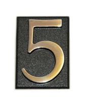 numeris 5, 32 x 45, mm, plastikinis, chromo sp.