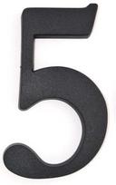 numeris 5, 190 mm, plastikinis, juodos sp.