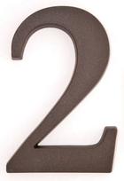 numeris 2, 190 mm, plastikinis, bronzos sp.