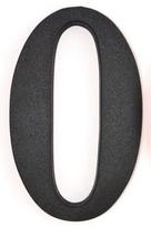 numeris 0, 190 mm, plastikinis, juodos sp.