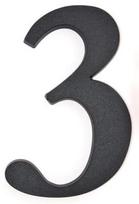 numeris 3, 190 mm, plastikinis, juodos sp.