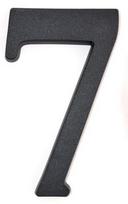numeris 7, 190 mm, plastikinis, juodos sp.
