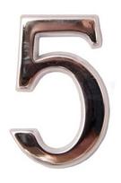 numeris 5, 50 mm, chromo sp.