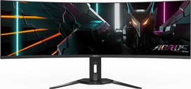 oled 32 monitoriai - Gigabyte AORUS CO49DQ 49" OLED DQHD Gaming - 1 nuotrauka