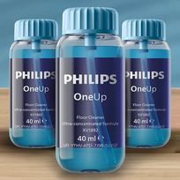 grindu valiklys - Philips OneUp Grindų valiklis XV1892/02, 2 x 40 ml - 7 nuotrauka