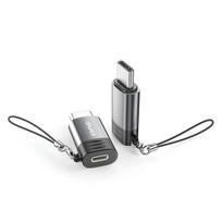 AWEI A12 Lightning to USB-C adapteris Pilkas (Grey)