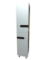 AQUALINE PREMIUM LUX, ūkinė, baltos ir rudos sp., 190 x 40 x 33,4 cm