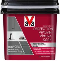 Emaliniai dažai V33 Renovation Perfection Kitchen, antracito (Anthracite), 0.75 l