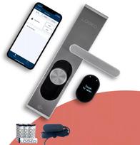 duru uzraktas ismanus - Shelly LOQED Touch Išmanusis durų užraktas (Smart Lock) - 1 nuotrauka