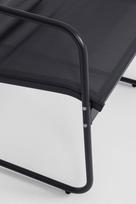 isskleidziamas lauko stalas - Lauko baldų komplektas Extralink Black Forest L-0358, juodas (Black), dvi kėdės + gultai + išskleidžiamas stalas - 1 nuotrauka