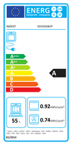 55 cm virykle - Indesit IS5V5GSW/P - 3 nuotrauka