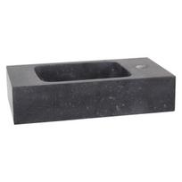Praustuvas „Akmens masė“, 40 cm x 22 cm x 9 cm, Juodas (Black)