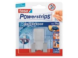 kambarys - Skustuvo laikiklis TESA POWER STRIPS WATERPROOF Zoom, metalinis - 1 nuotrauka