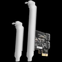 pci sata - PCES-SJ2 PCIe 2x SATA int. controller JMB582 - 1 nuotrauka
