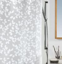 Dušo užuolaida SPIRELLA BLATT WHITE, 180 x 200 cm