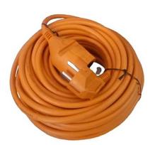 Ilgiklis su įžeminimu SERIAL, 1 lizdas, 3x1,5 mm2, IP20, 30 m, oranžinės sp.