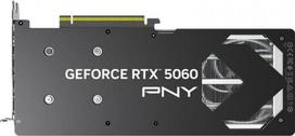 gpu ddr7 - PNY GeForce RTX 5060 Dual Fan OC, 8GB, GDDR7 - 5 nuotrauka