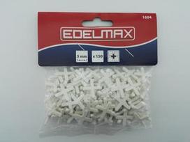 Plytelių kryželiai EDELMAX, 3 mm storio, 150 vnt.