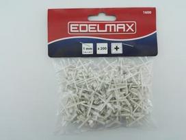 Plytelių kryželiai EDELMAX, 1 mm storio, 200 vnt.