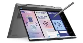 nesiojami kompiuteriai 16 1 - Lenovo Yoga 7 2-in-1 14ILL10, 14", OLED, Touchscreen, WUXGA, Intel Core Ultra 7, 16 GB, 512 GB, Luna Grey (Pilkas) - 1 nuotrauka