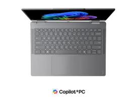 nesiojami kompiuteriai 16 1 - Lenovo Yoga 7 2-in-1 14ILL10, 14", OLED, Touchscreen, WUXGA, Intel Core Ultra 7, 16 GB, 512 GB, Luna Grey (Pilkas) - 9 nuotrauka