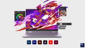 nesiojami kompiuteriai 16 1 - Lenovo Yoga 7 2-in-1 14ILL10, 14", OLED, Touchscreen, WUXGA, Intel Core Ultra 7, 16 GB, 512 GB, Luna Grey (Pilkas) - 18 nuotrauka