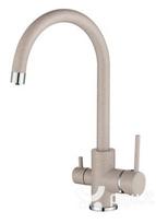 Virtuvinis maišytuvas su geriamojo vandens funkcija Aquasanita Sabiaduo 2963, Beige 110