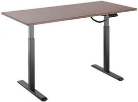 Up Up KD-57021PT/ KB-D22-30S (1200x750x25mm) Dark Walnut / Black Frame