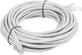 tinklas 10m - Lanberg Patch Cable UTP CAT5e 10m Grey - 1 nuotrauka