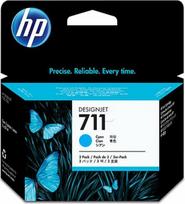 HP 3x 711 ink Cyan DJ T120 520 | CZ134A