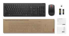 wireless keyboard mouse combo - Lenovo Essential Wireless Combo Klaviatūra ir Pelė Gen2 Juodas (Black) - 2 nuotrauka