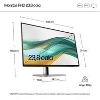 hp monitorius 100hz - HP S5 Pro 524pf 23.8i FHD MNTR | 9D9L6UT#ABB - 8 nuotrauka