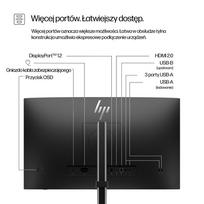 hp monitorius 100hz - HP S5 Pro 524pf 23.8i FHD MNTR | 9D9L6UT#ABB - 9 nuotrauka