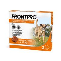 Frontpro kramtomos tabletės nuo erkių ir blusų šunims, 4-10 kg, 1 tabl.