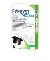 Fypryst Combo antiparazitinis užlašinamasis tirpalas vidutinių veislių šunims (10-20 kg), 1,34 ml