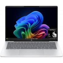HP OmniBook 5 14", Snapdragon X Plus, 16 GB, 512 GB, OLED, Glacier Silver (Sidabrinė)