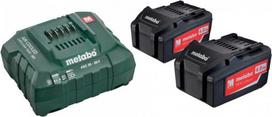 metabo kroviklis - Akumuliatorių 2 x 4,0 Ah, 18 V ir įkroviklio ASC 55 rinkinys Metabo Basic (685050000) - 1 nuotrauka