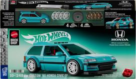 mattel brick shop - Mattel Hot Wheels Honda Custom 90 Civic EF 1:32 konstruktorius - 2 nuotrauka
