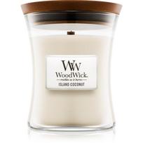 WoodWick Island Coconut Scented Candle kvapioji žvakė, 275 g