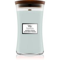 Woodwick Sagewood & Seagrass Scented Candle kvapioji žvakė, 610 g
